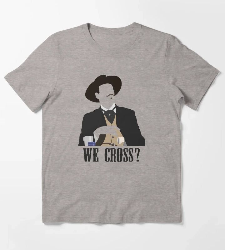 Tombstone We Cross T-Shirt Heather Grey