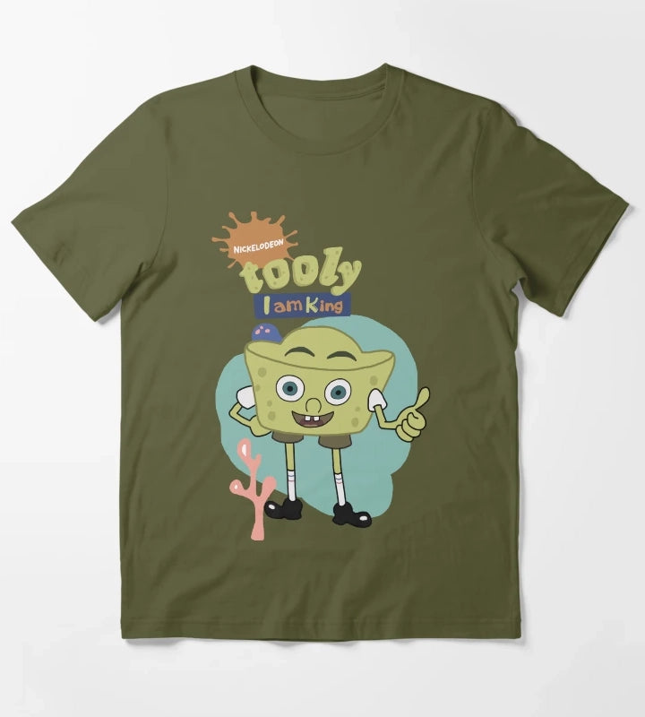 Tooly I Am King T-Shirt Olive Green