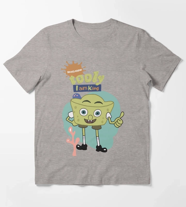 Tooly I Am King T-Shirt Heather Grey