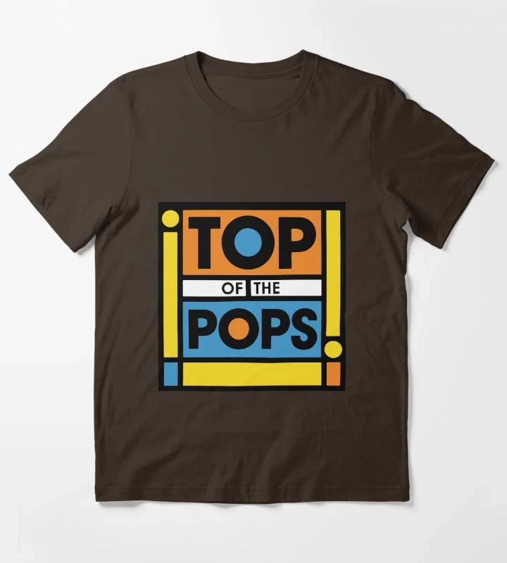 Top of The Pops Vintage T-Shirt Brown
