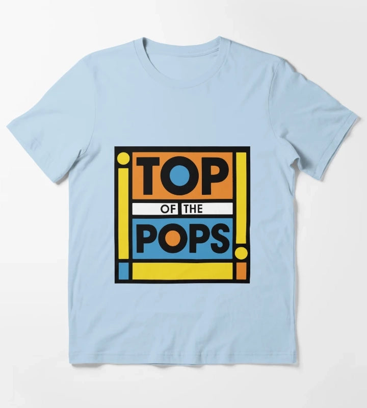 Top of The Pops Vintage T-Shirt Sky Blue