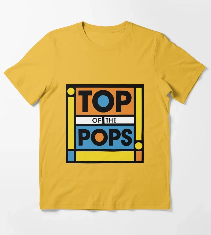 Top of The Pops Vintage T-Shirt Yellow