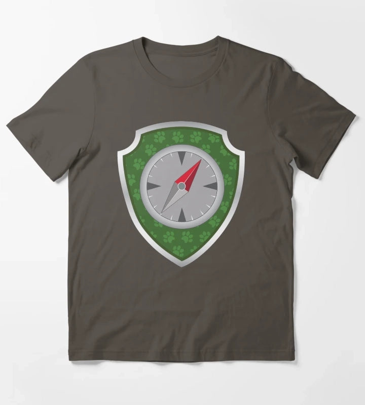 Tracker Puptag GraphicLoveShop T-Shirt Dark Grey
