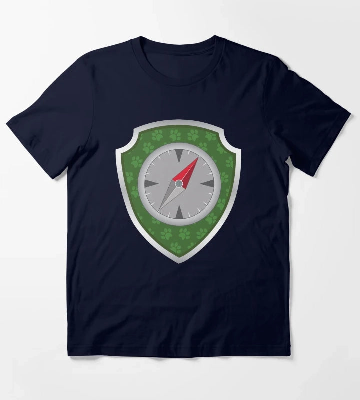 Tracker Puptag GraphicLoveShop T-Shirt Navy