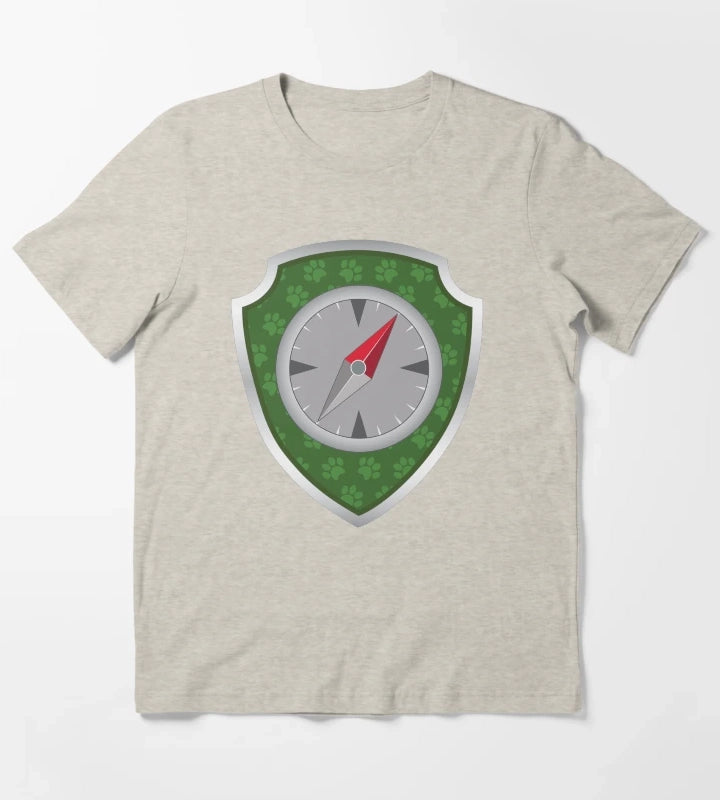 Tracker Puptag GraphicLoveShop T-Shirt Cream