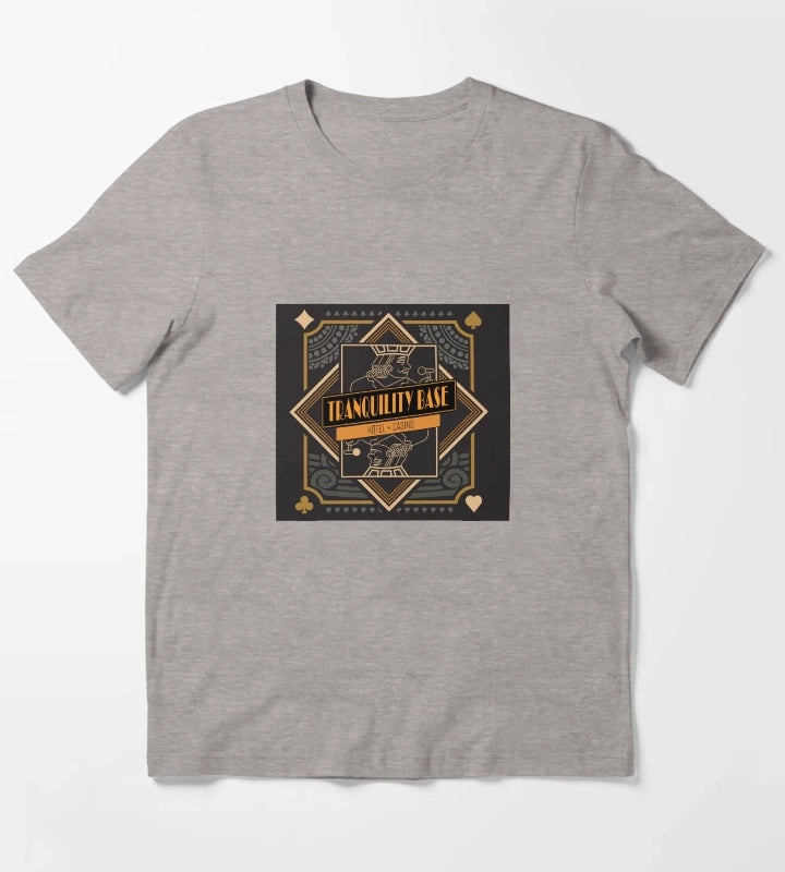 Tranquility Base Hotel Casino Arctic Monkeys T-Shirt Heather Grey