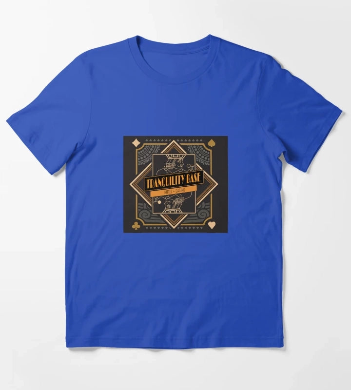 Tranquility Base Hotel Casino Arctic Monkeys T-Shirt Blue