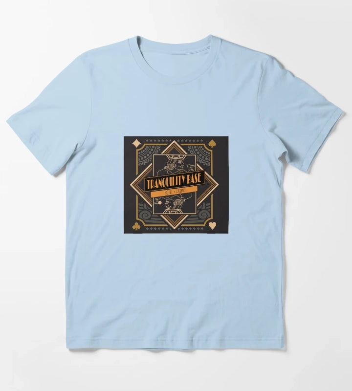 Tranquility Base Hotel Casino Arctic Monkeys T-Shirt Sky Blue