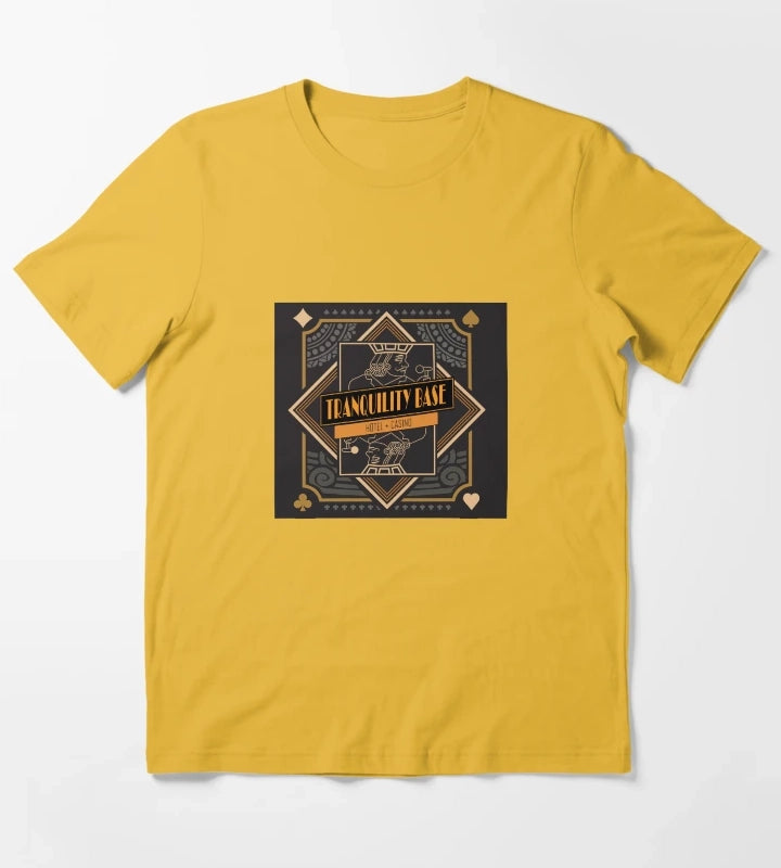 Tranquility Base Hotel Casino Arctic Monkeys T-Shirt Yellow