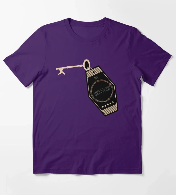 Tranquility Base Key T-Shirt Purple