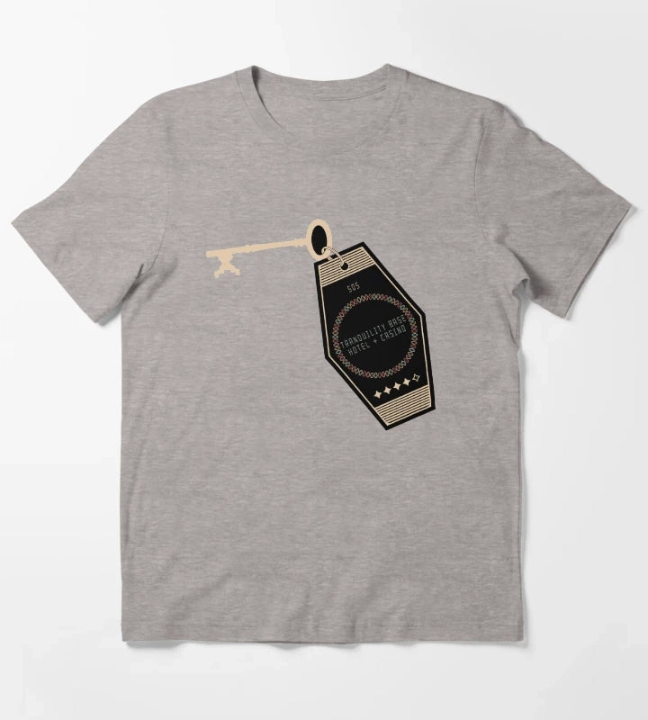 Tranquility Base Key T-Shirt Heather Grey