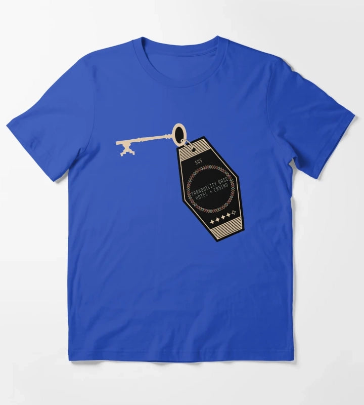 Tranquility Base Key T-Shirt Blue