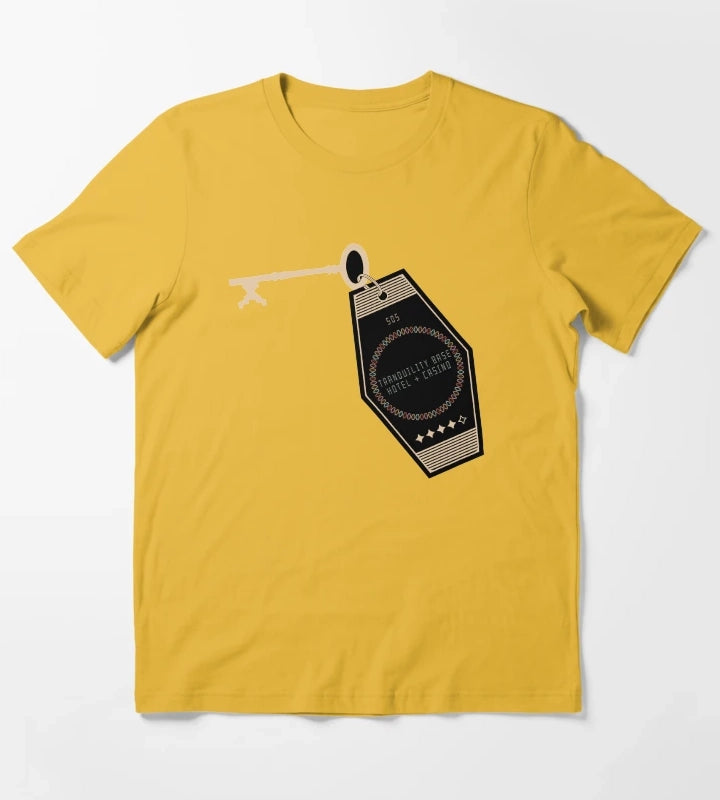 Tranquility Base Key T-Shirt Yellow