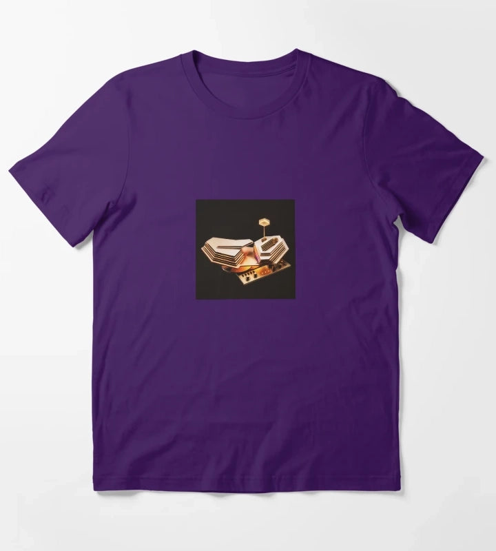 Tranquility Base Synthwave T-Shirt Purple