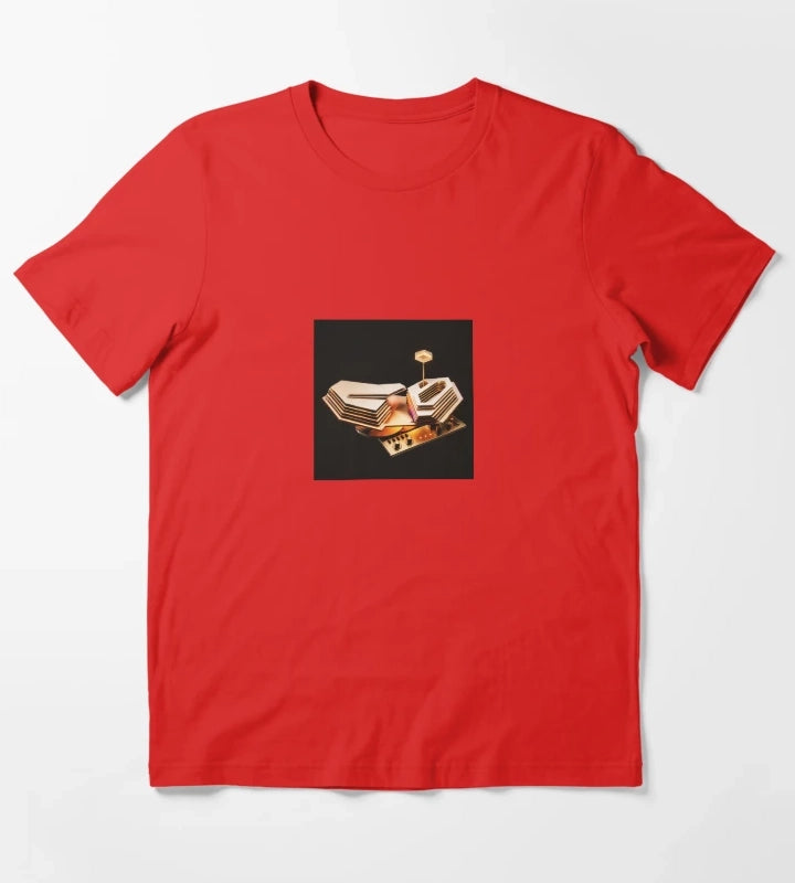Tranquility Base Synthwave T-Shirt Red