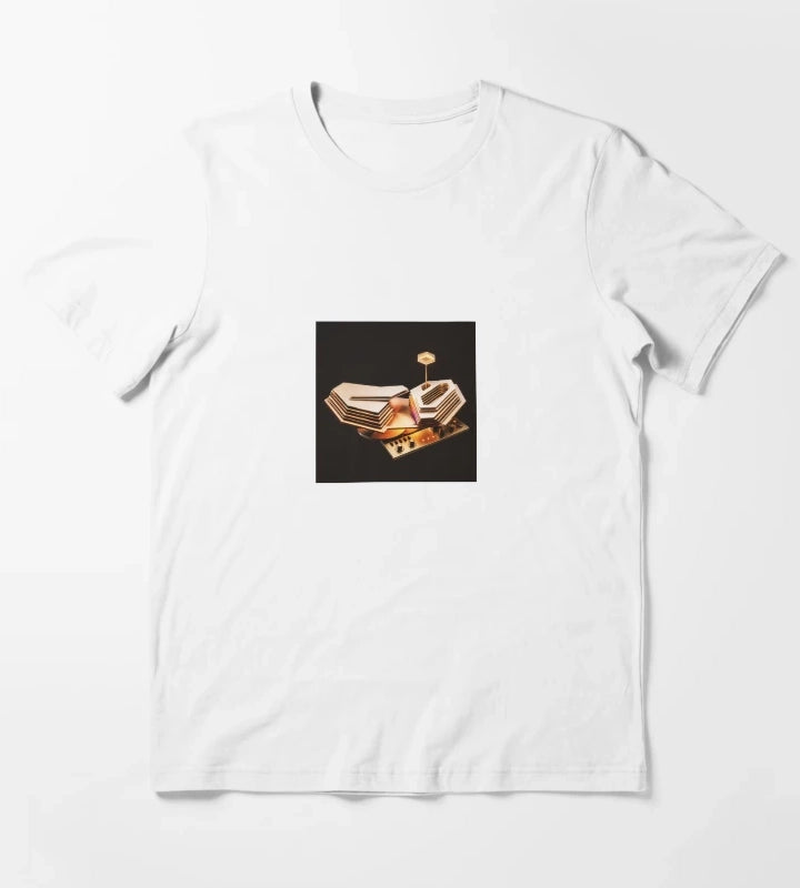 Tranquility Base Synthwave T-Shirt White