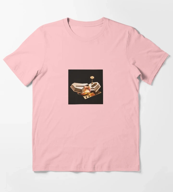 Tranquility Base Synthwave T-Shirt Dark Grey