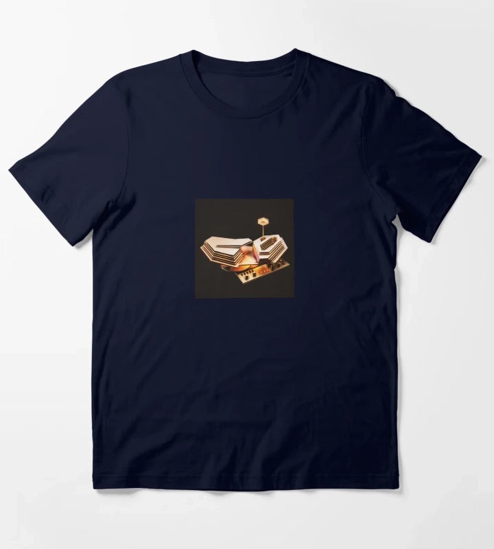 Tranquility Base Synthwave T-Shirt Navy