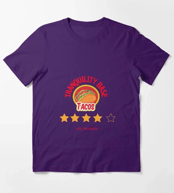 Tranquility Base Tacos T-Shirt Purple