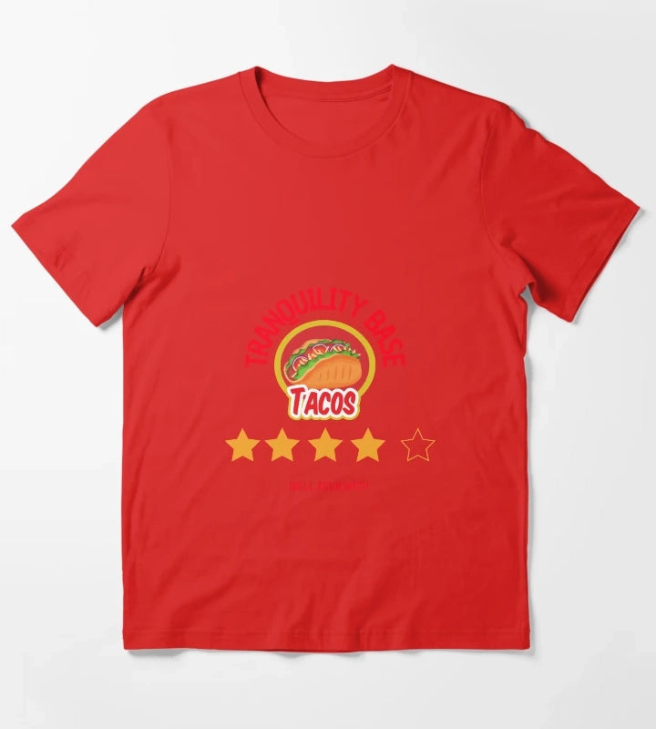 Tranquility Base Tacos T-Shirt Red