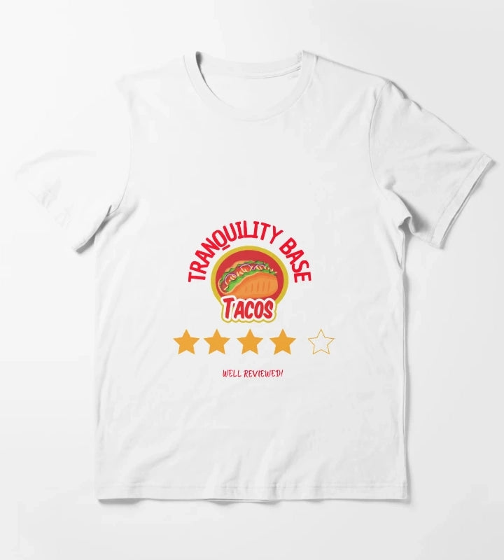 Tranquility Base Tacos T-Shirt White