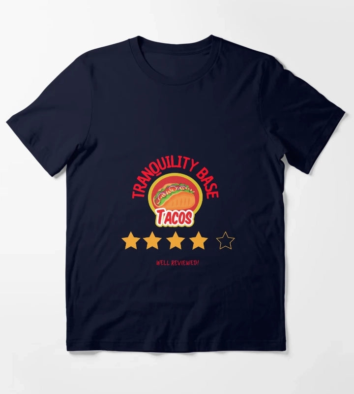 Tranquility Base Tacos T-Shirt Navy