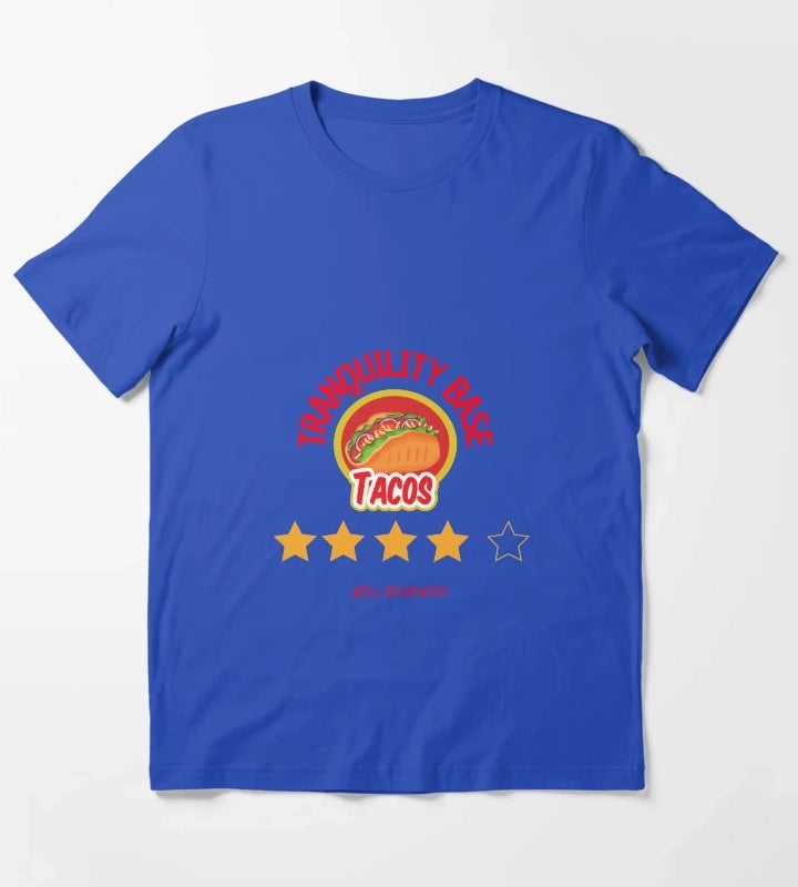 Tranquility Base Tacos T-Shirt Blue