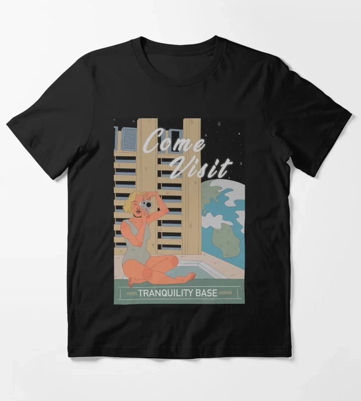 Tranquility base hotel and casino vintage poster T-Shirt