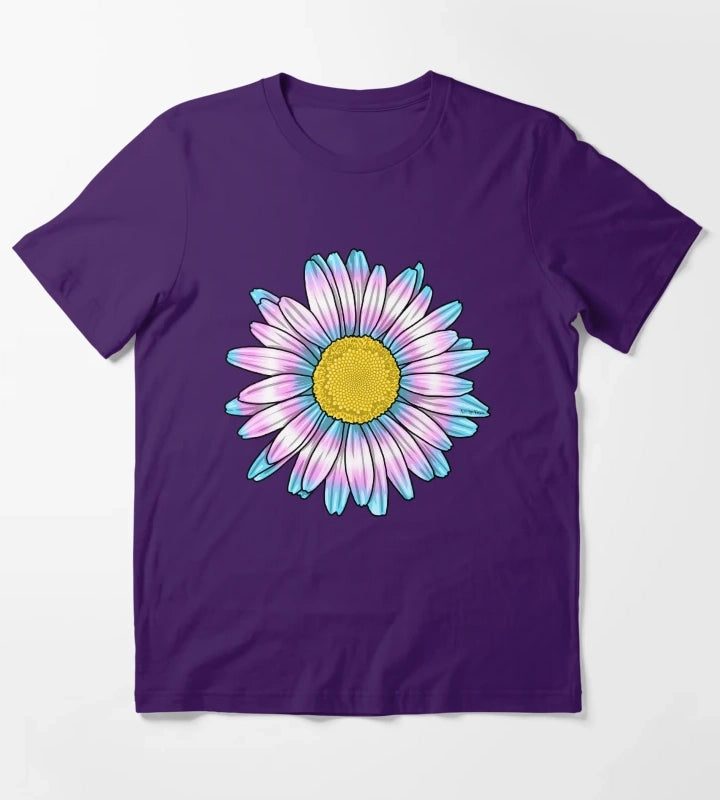 Trans Daisy T-Shirt Purple