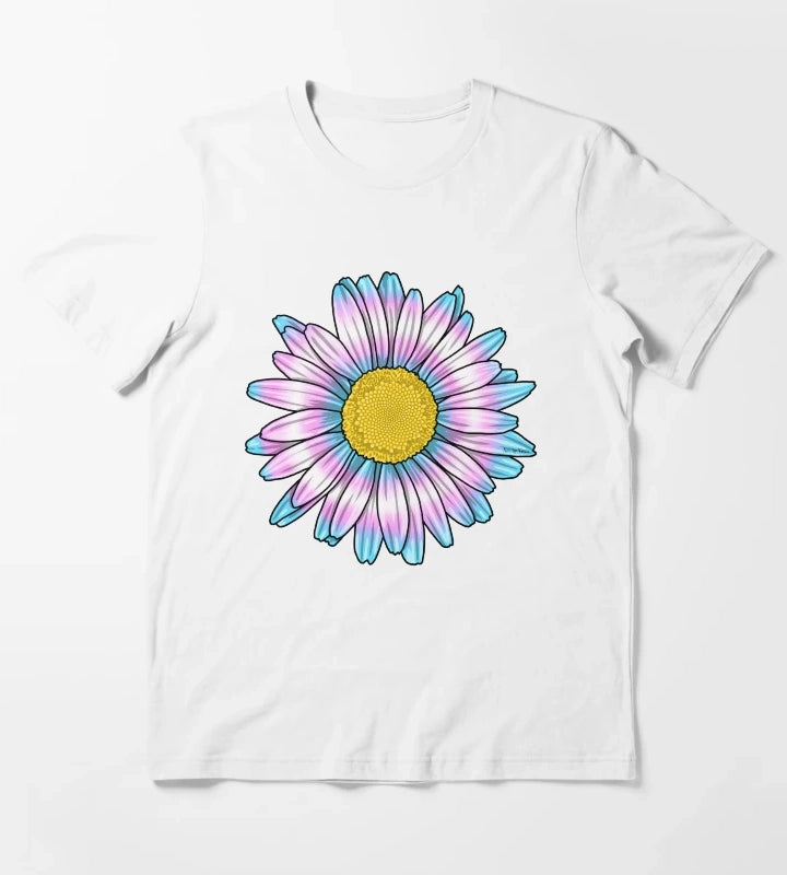 Trans Daisy T-Shirt White