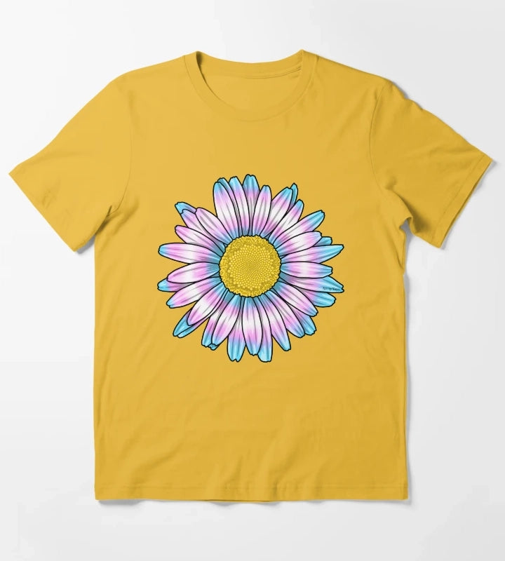 Trans Daisy T-Shirt Yellow