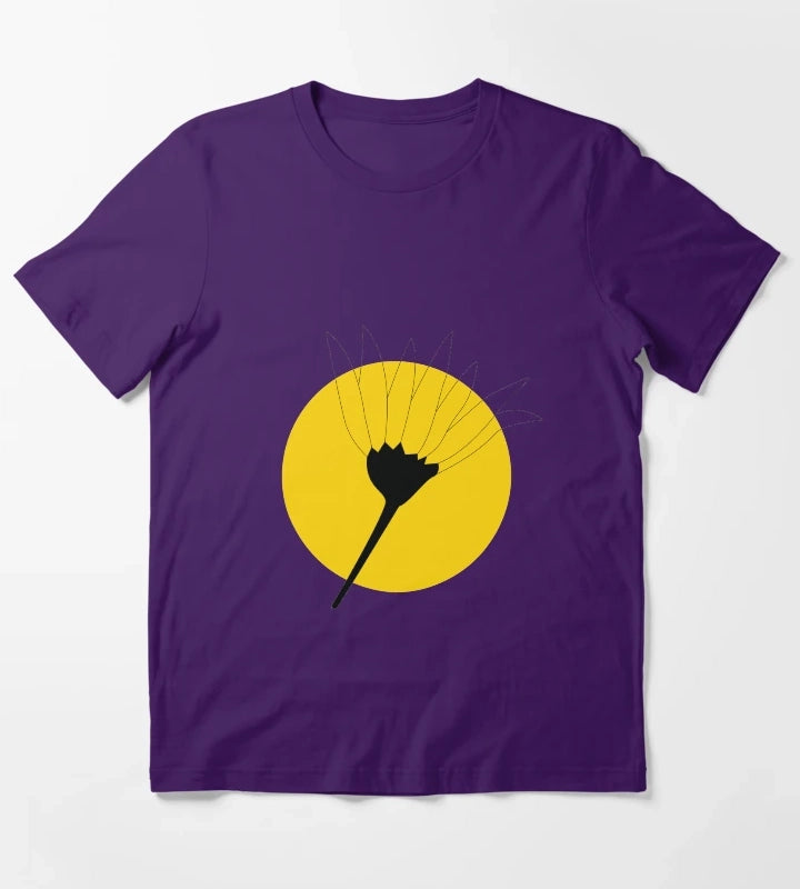 Transparent Daisy T-Shirt Purple