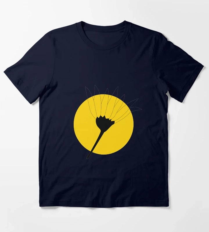 Transparent Daisy T-Shirt Navy