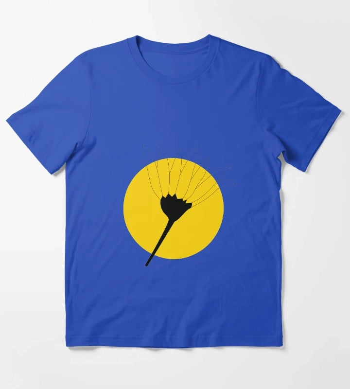 Transparent Daisy T-Shirt Blue