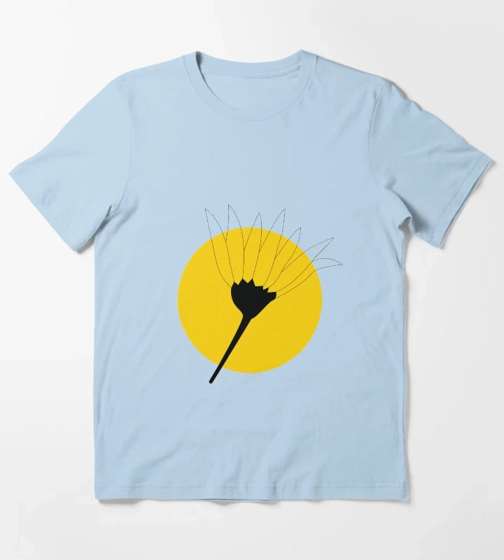 Transparent Daisy T-Shirt Sky Blue
