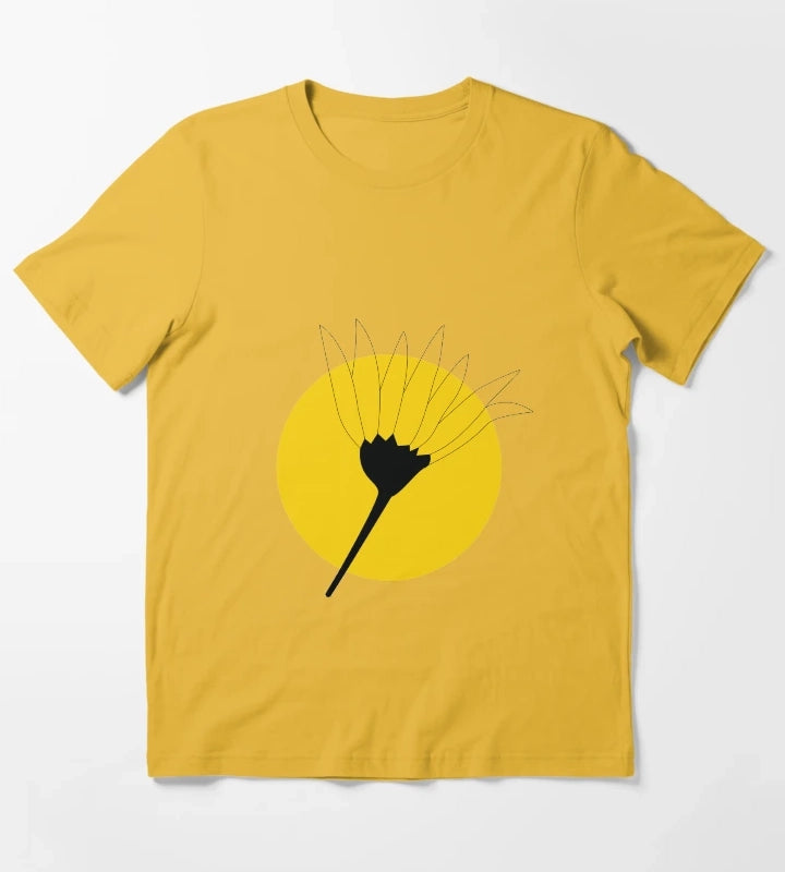 Transparent Daisy T-Shirt Yellow