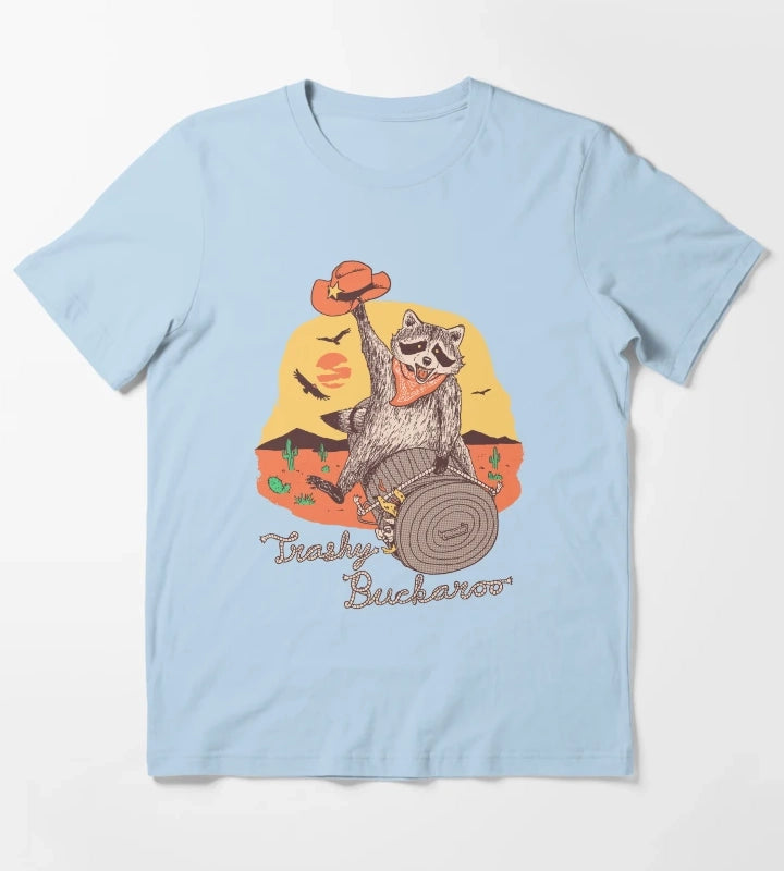 Trashy Buckaroo T-Shirt Sky Blue