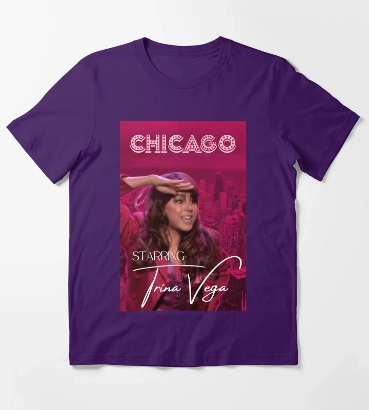 Trina Vega Chicago T-Shirt Purple