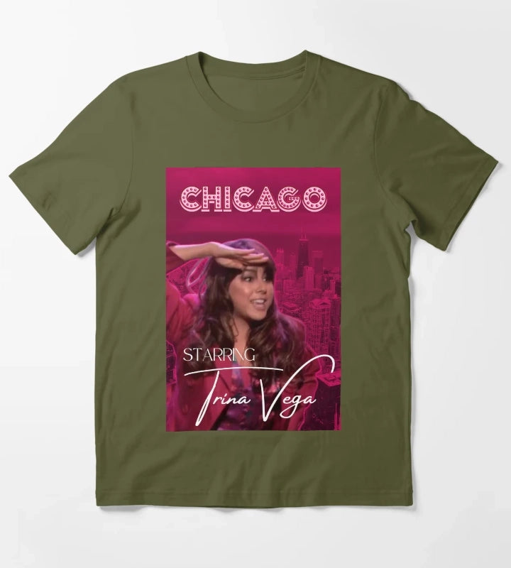 Trina Vega Chicago T-Shirt Olive Green