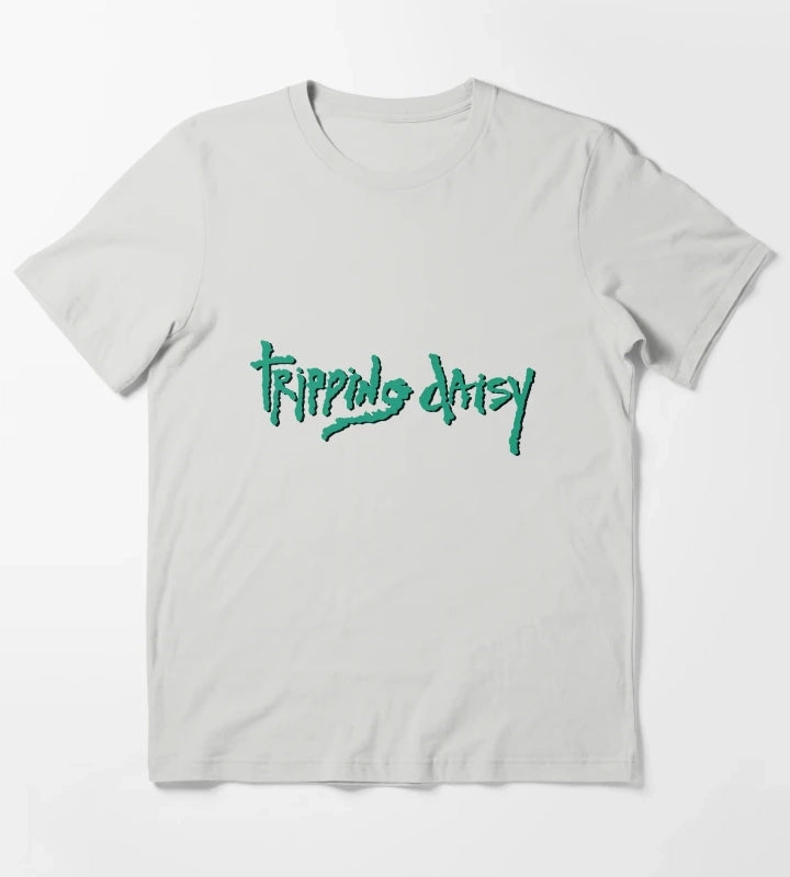 Tripping Daisy Bill Logo T-Shirt Light Grey