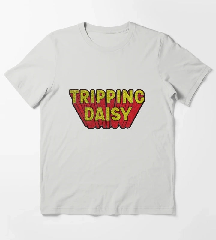 Tripping Daisy Rising Logo T-Shirt Light Grey