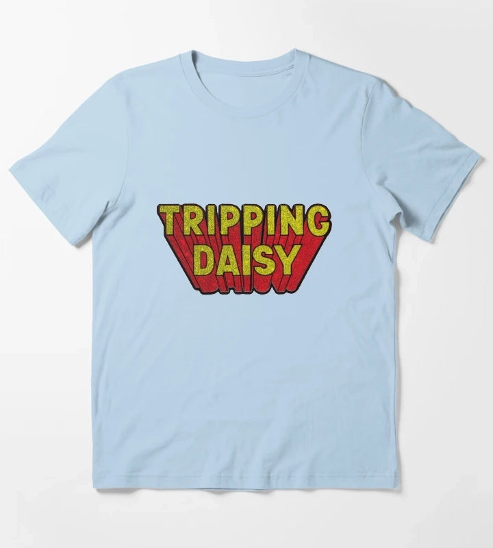 Tripping Daisy Rising Logo T-Shirt Sky Blue