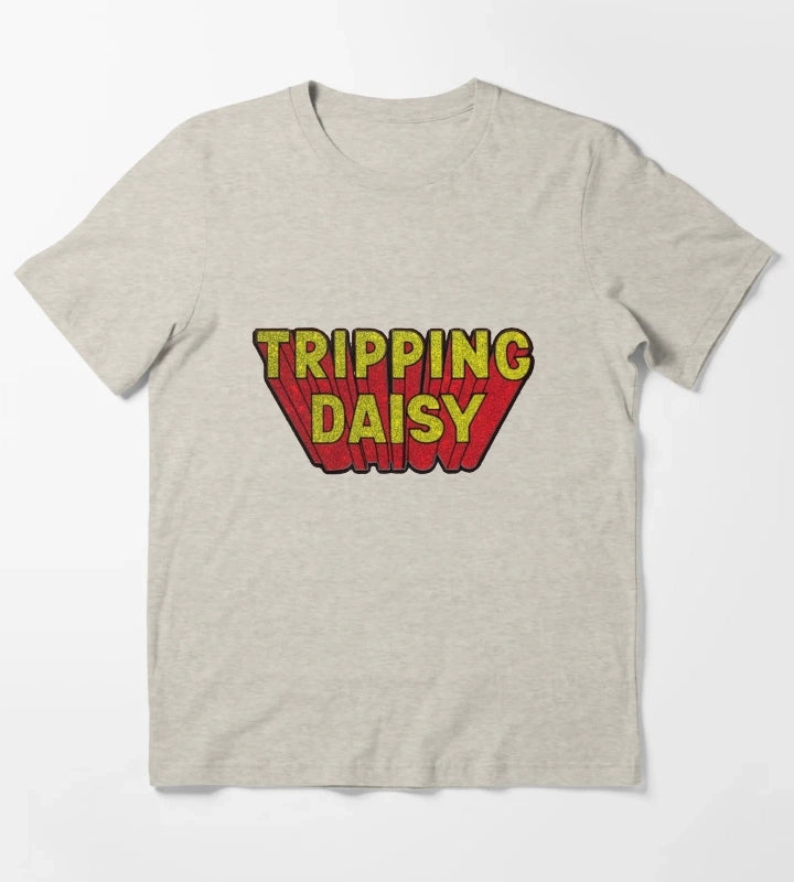 Tripping Daisy Rising Logo T-Shirt Cream