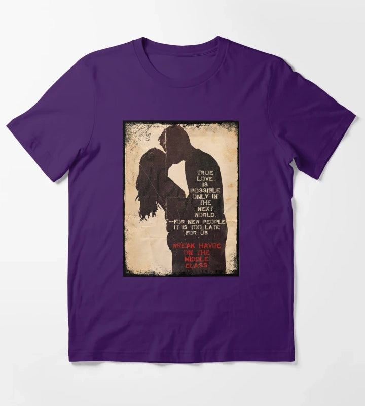 True Love Disco Elysium T-Shirt Purple