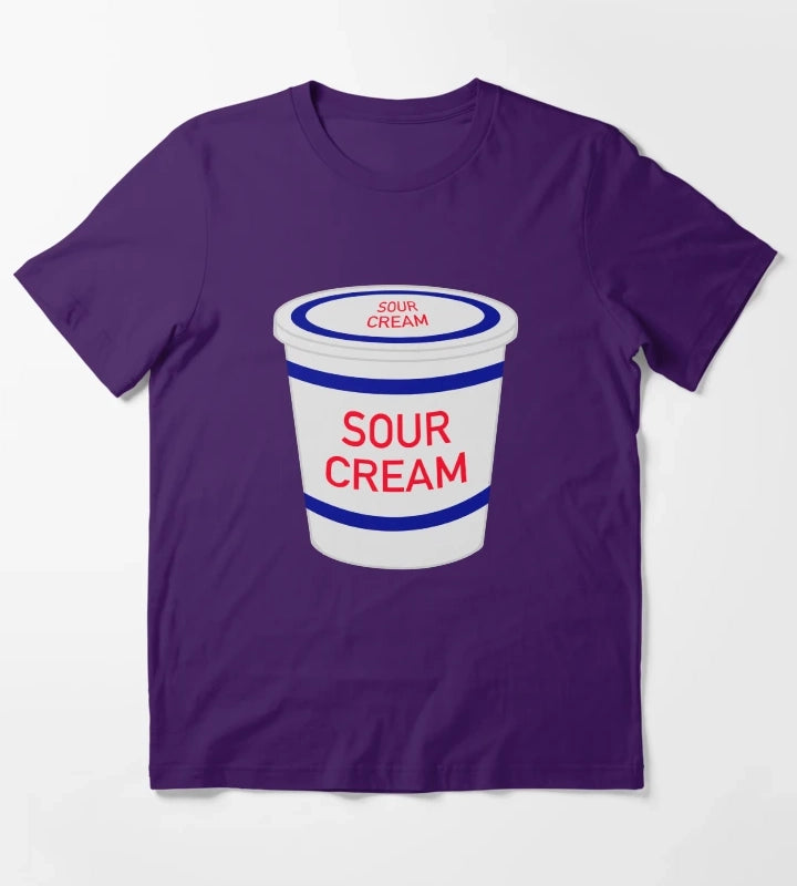 Tub of Sour Cream T-Shirt Purple