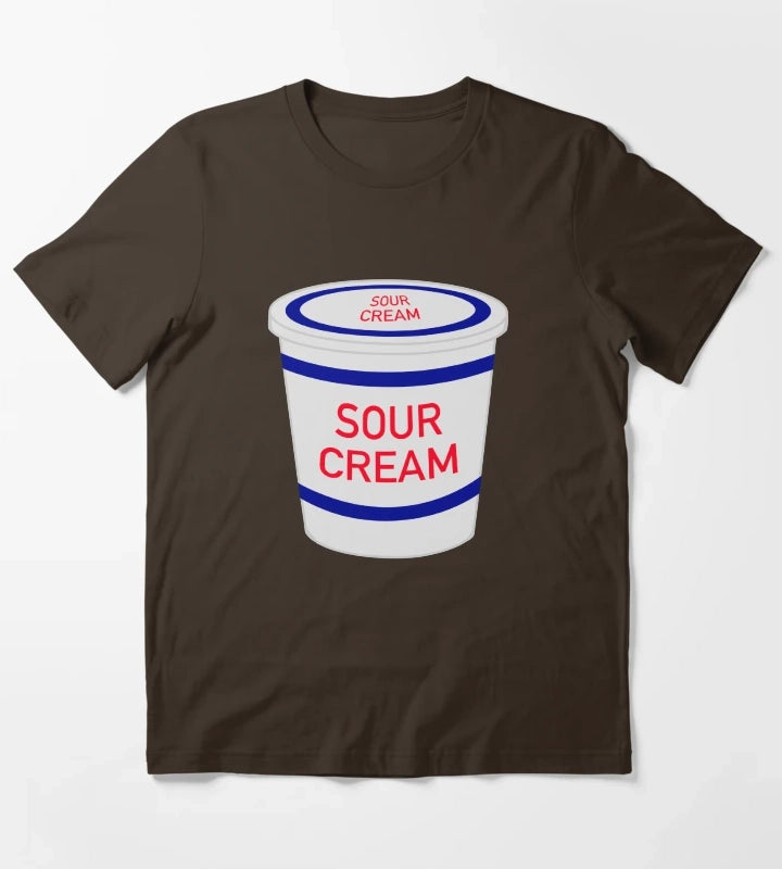Tub of Sour Cream T-Shirt Brown