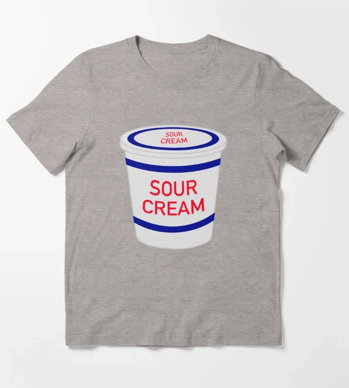 Tub of Sour Cream T-Shirt Heather Grey