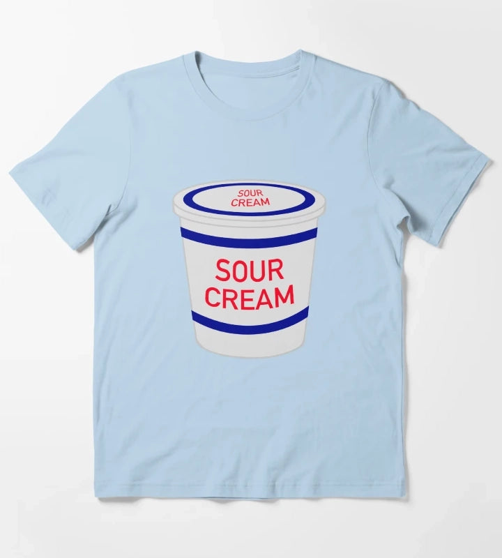 Tub of Sour Cream T-Shirt Sky Blue