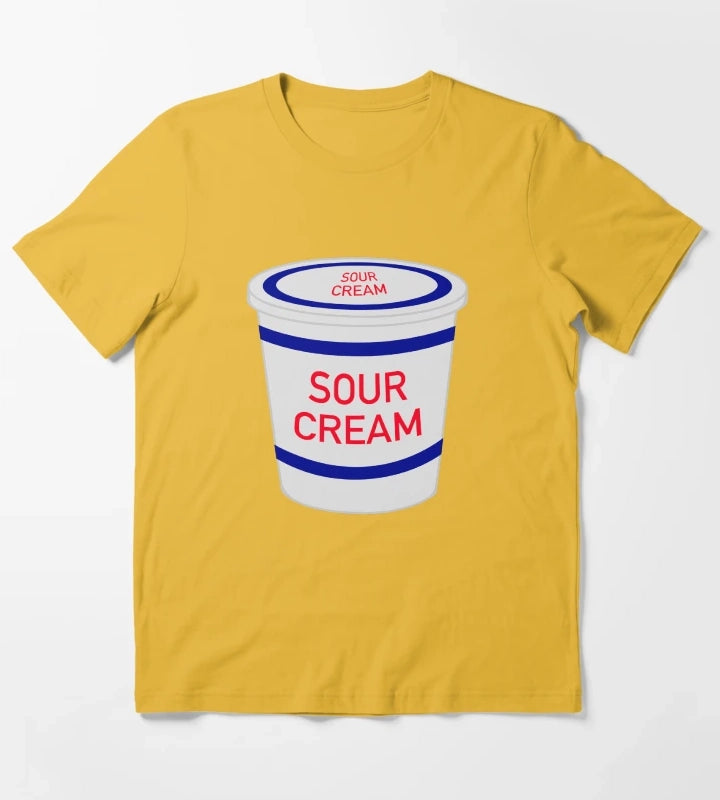 Tub of Sour Cream T-Shirt Yellow