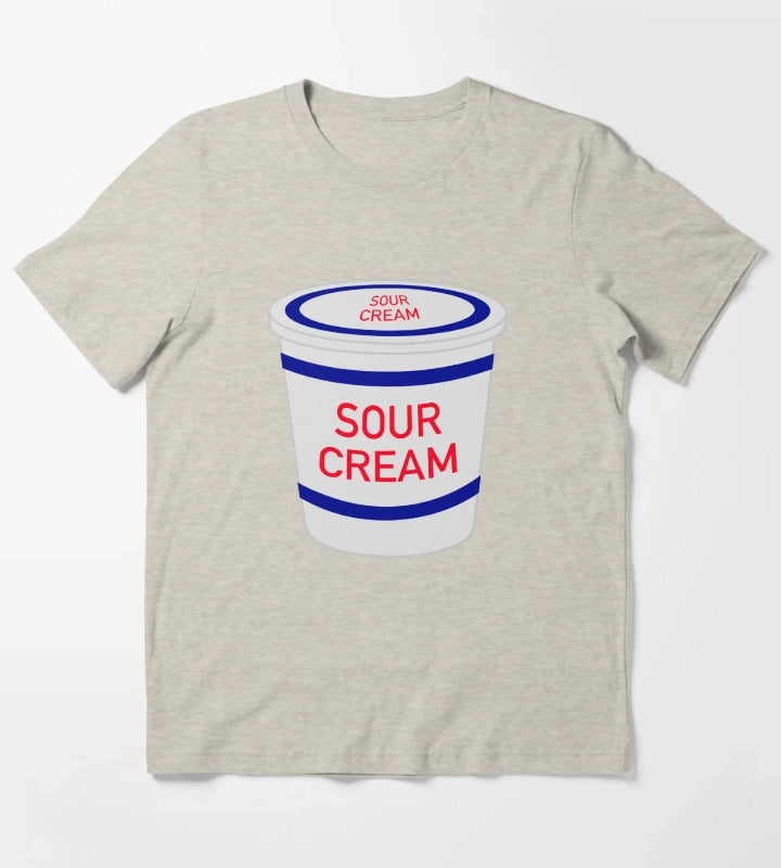 Tub of Sour Cream T-Shirt Cream